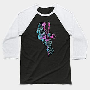 Blooming Tropics Baseball T-Shirt